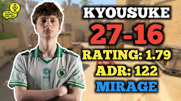 CS2 POV | KYOUSUKE (27-16) FACEIT RANKED (MIRAGE) | VOICE COMMS