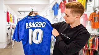 ChrisMD Goes Shopping For CRAZY, RETRO £500 Football Shirts  Shirt Shopping