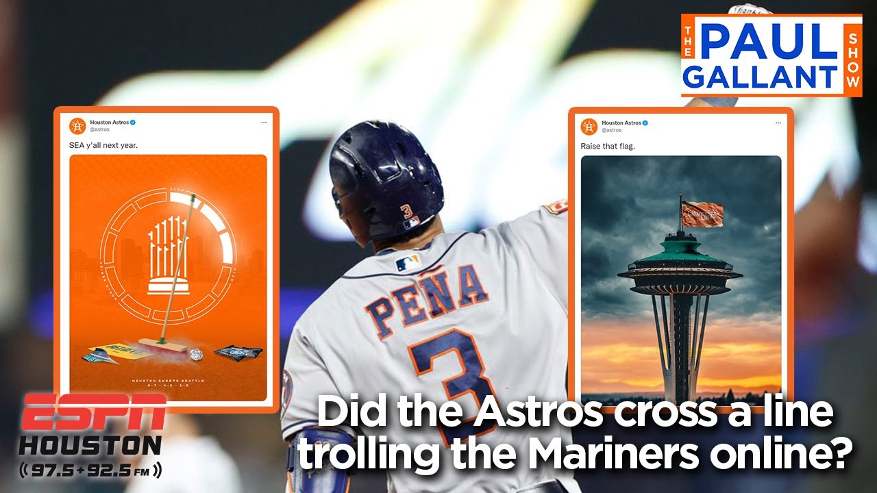 Astros social media goes absolutely savage on Mariners after ALDS sweep