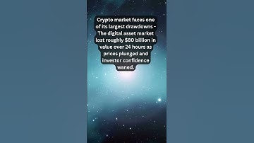 Crypto market faces one of its largest drawdowns