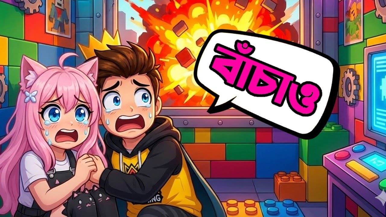 আমরা Bunker- এ বন্দী হলাম কিভাবে? 😱 | Bangla Roblox Gameplay | Bidushi Gaming