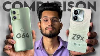 iqoo z9x vs moto g64 5g ⚡️Best 5g phone under 15000 🔥