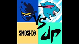 Mr Beast vs ninja vs Markiplier vs Dude perfect vs Smosh .
