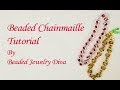 🌟Beaded Chainmaille Tutorial - Beaded Chain Maille Bracelet Tutorial