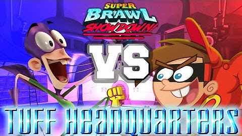 Fanboy vs Classic Timmy Turner II | Super Brawl Showdown v0.3.1b Full Match Gameplay