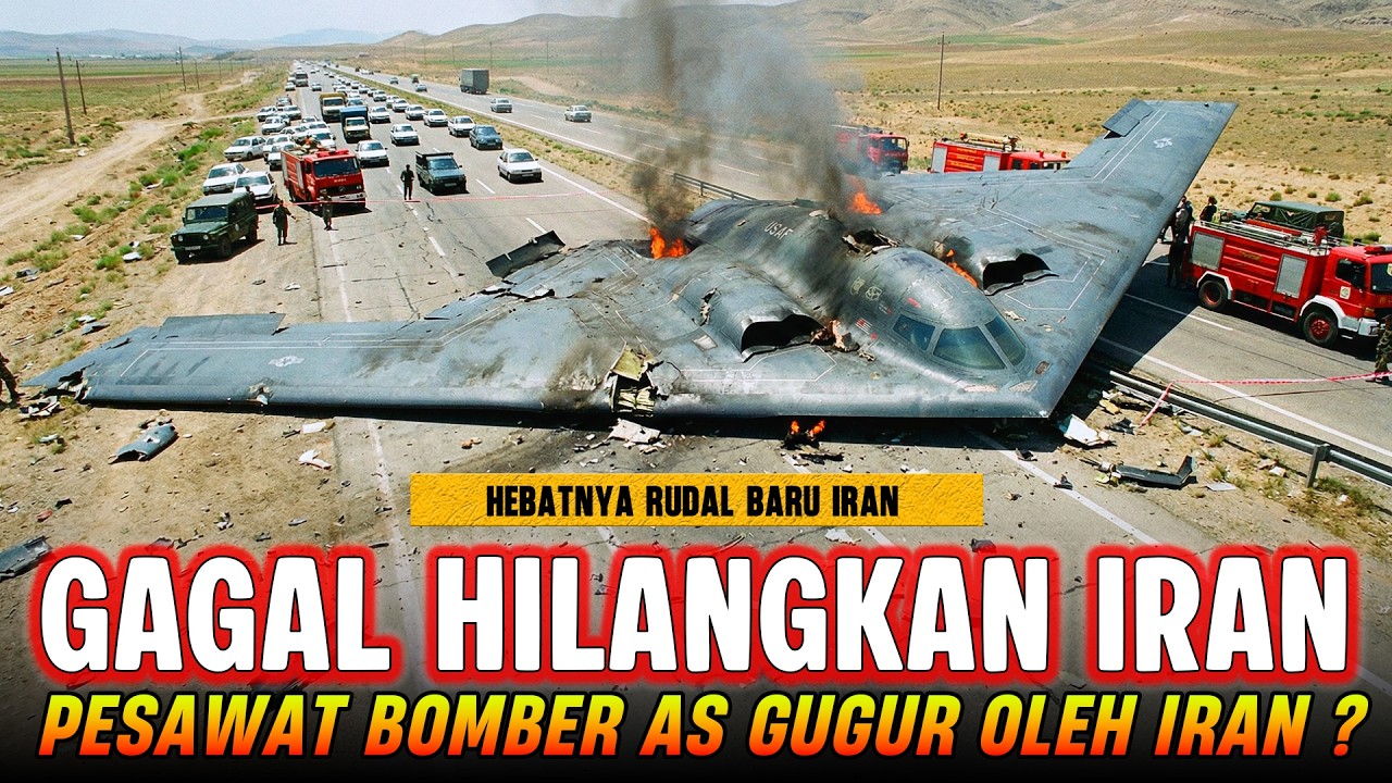 INGIN TARGETKAN PABRIK NUKL1R IRAN ‼️B-2 SPIRIT AS MALAH TERKENA RUDAL S-500 PROMETHEUS‼️