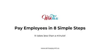 WinTax Canadian Payroll