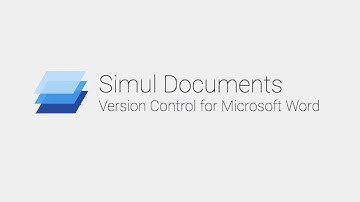 Simul Documents - Version control for Microsoft Word