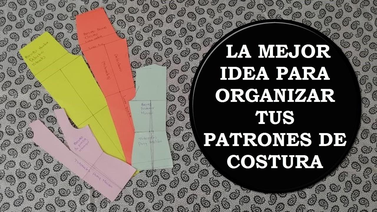 LA MEJOR IDEA PARA ORGANIZAR TUS PATRONES DE COSTURA 