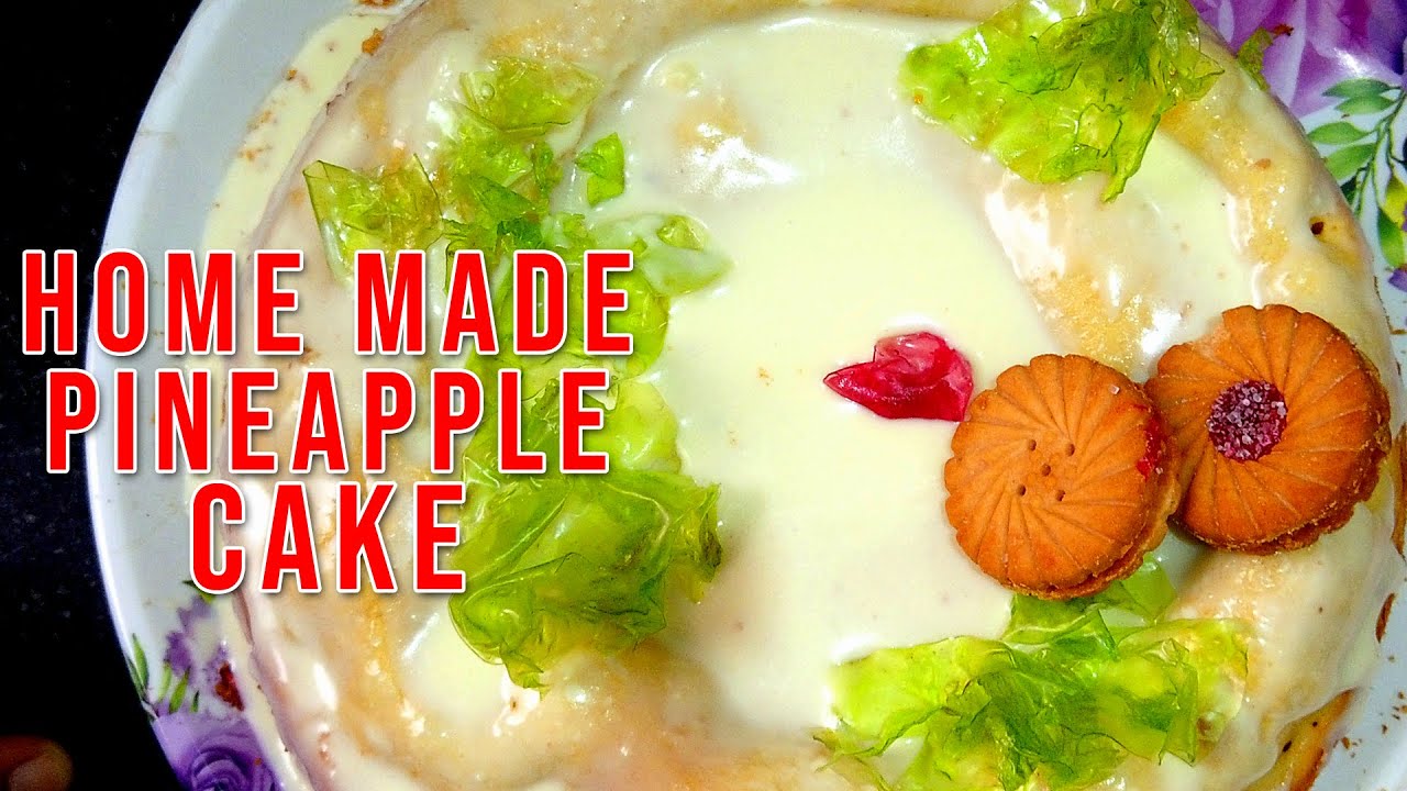 🎂 Delicious Homemade Pineapple Cake Recipe | Easy & Moist! 🍍