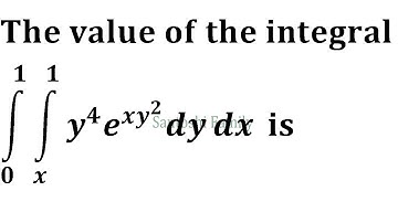 Definite Integral Change of Order of Integration surface and volume IIT Jam Mathematics 2018