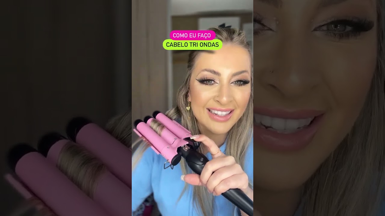 Tutorial Cabelo tri ondas de seteira