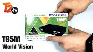 Распаковка T/T2 тюнера - World Vision T65M