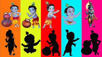 Krishna Shadow Matching Puzzle | Janmashtami Fun for Kids