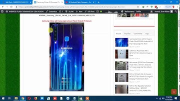 Samsung Clone A9 Firmware Flash File MT6580 Android 8.0 Stock Rom Download