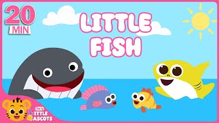 Download lagu Little Fish🐟 Itsy Bitsy Spider more | Nursery Rhymes | Little Mascots