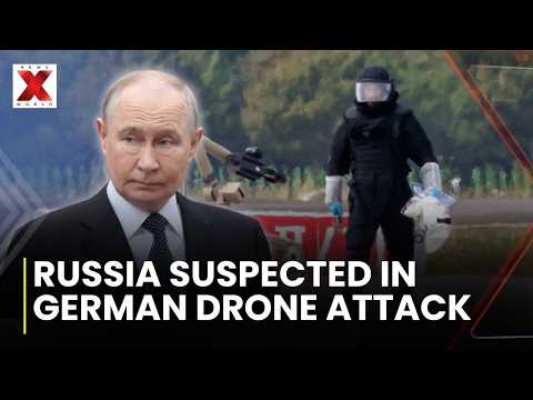 Video Germany Investigates Explosives Drone Attack Near Key Airport, Russia Suspected | NewsX World
