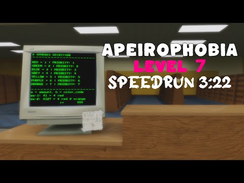 Roblox Apeirophobia Level 3 Speedrun 6:44 Solo 
