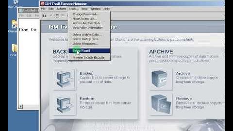How to configure TSM Scheduler and webclient services in Windows