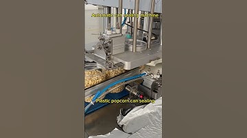 Automatic can sealing machine #rocsunpacking #foodpackaging #cansealingmachine #automation