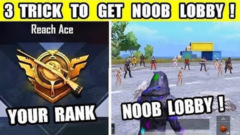 How To Get Noob Lobby Every Time In Pubg Mobile 25 Kills Every Match | Hindi