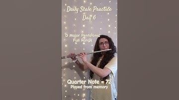 Daily Scale Practice: Day 6 #flute #flutescales #flutepractice