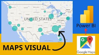 Power BI Maps Visual : Show Your Projects on a Map!