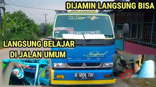 CARA CEPAT MENGEMUDI TRUCK CANTER DI JALAN UMUM BERSAMA SARKIM