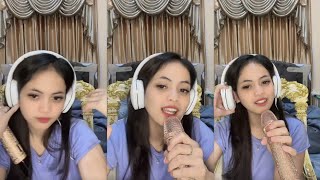 Putri Isnari mencoba menyanyikan lagu Berkali kali lagunya Selfi Yamma