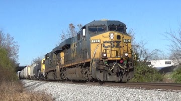 RailServe GP7R! CSX ES44AH 793 w/ Nice K5HL Leads Q583-26 on 11/26/21