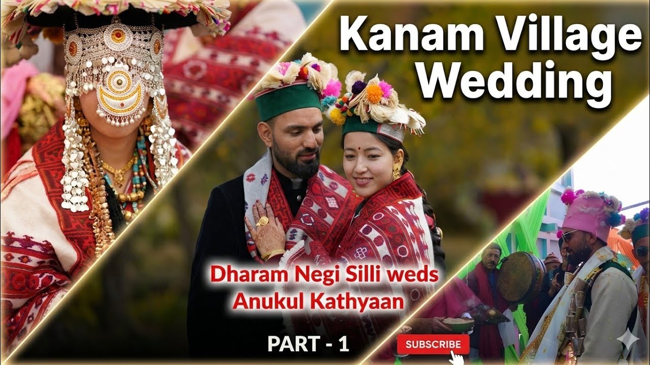 Kinnauri Traditional Marriage kanam |Dharam Negi silli weds Anukul kathyaan @kinnaurculture 