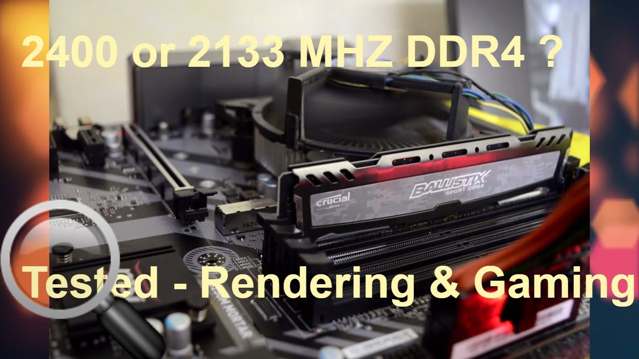PENTIUM G4560 BENCHMARKS 2400 vs 2133 MHZ DDR4 Do RAM speeds matter