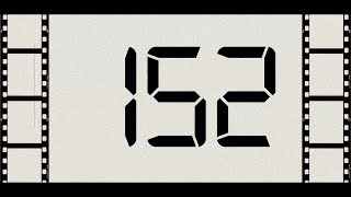 Countdown from 152 to 0 (Retro)