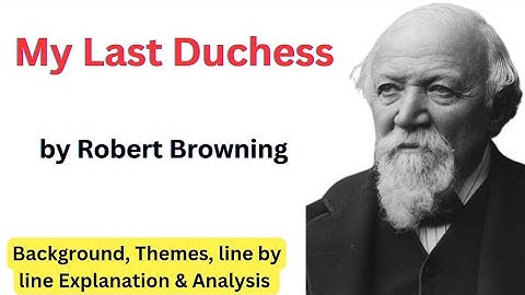 My Last Duchess by Robert Browning | Line by line Explanation |  Analysis in Urdu & Hindi