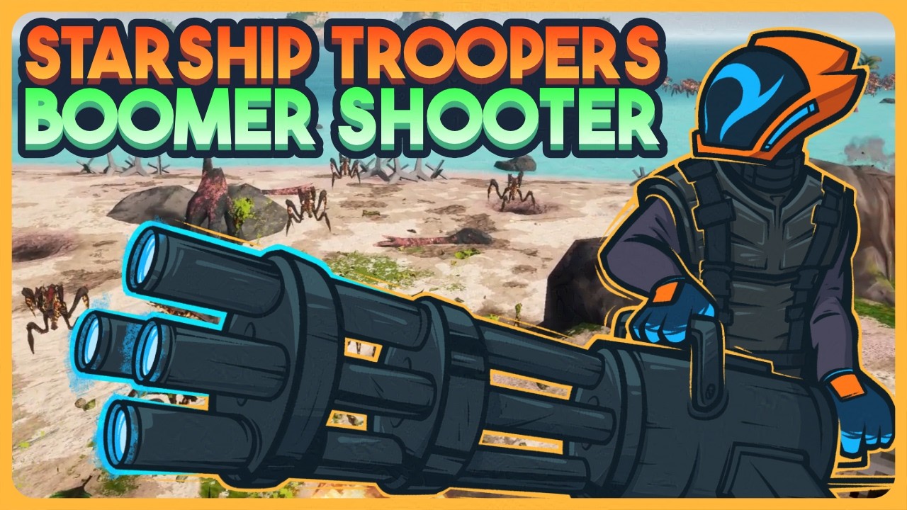 Over-The-Top Starship Troopers Boomer Shooter - Starship Troopers: Ultimate Bug War [Demo]