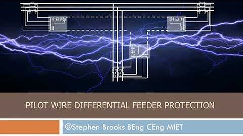Pilot wire differential protection