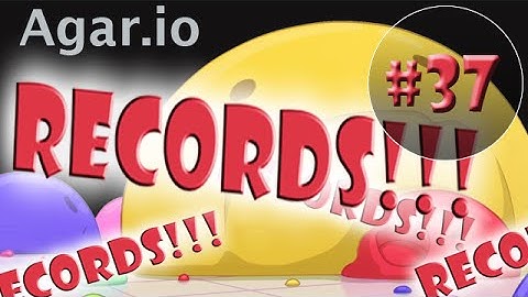 Agar.io Biggest Record Gameplay NO HACKS | Score Score Score #37