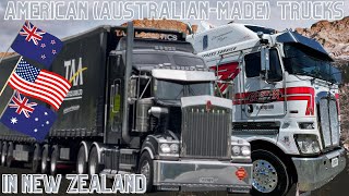 AMERICAN (AUSTRALIAN-MADE) TRUCKS IN NEW ZEALAND (Picton) 4K!!!