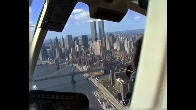 New York City evening helicopter tour december 28th, 2000 