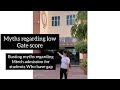 queries about student who have more than 2 year gap + low gate score for mtech admission admission