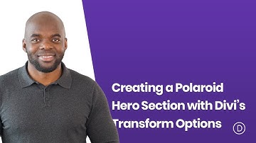 Creating a Polaroid Hero Section with Divi’s Transform Options