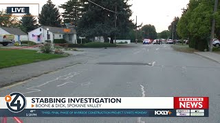 Man stabbed, left in critical condition in Spokane Valley