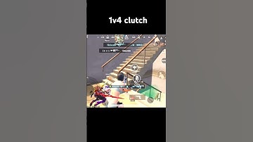 1v4 clutch #bgmi #shorts #viral