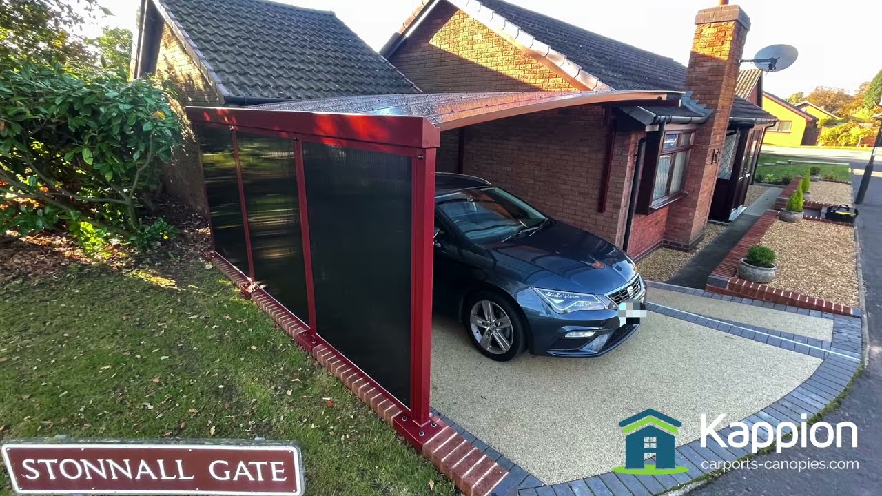 Stonnall Gate Quarter Curved Carport