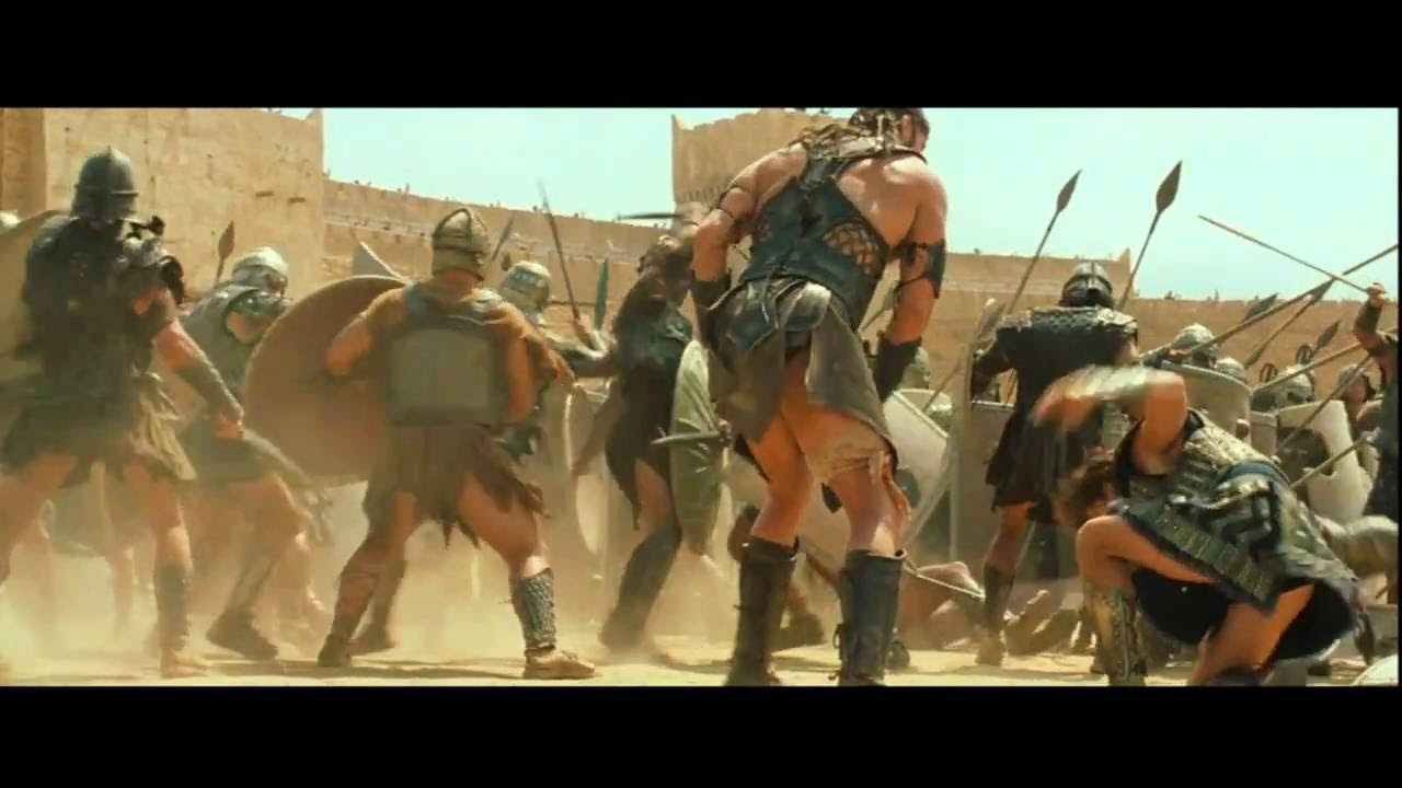 TROY - Achilles and Odysseus Opens gate to Troy *HD ''2004 film''