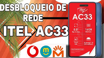 UNLOCK NETWORK ITEL AC33 (W5004D)