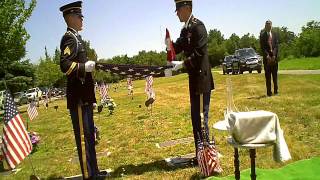 US Army Honors Service - Taps and Flag Presentation