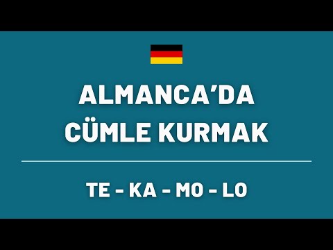 ALMANCA CÜMLE YAPISI ?? | BÖLÜM 2