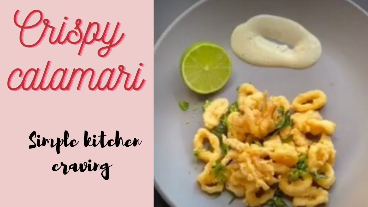 CRISPY FRIED CALAMARI CALAMARES RECIPE HOW TO COOK SQUID Simple 
