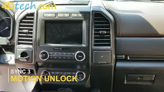 CANOPENER™ Motion Unlock For SYNC 3 Equipped Ford Vehicles 